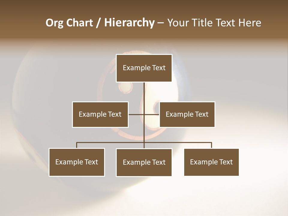 Old Yin Yang Ball PowerPoint Template