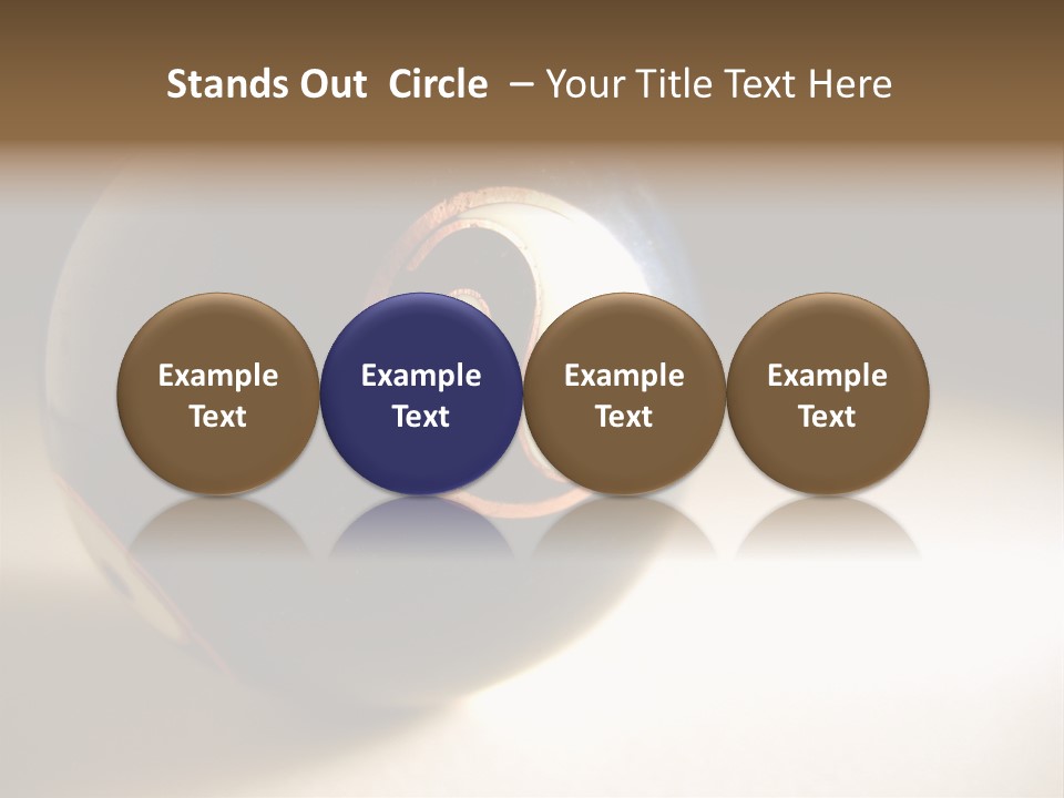 Old Yin Yang Ball PowerPoint Template