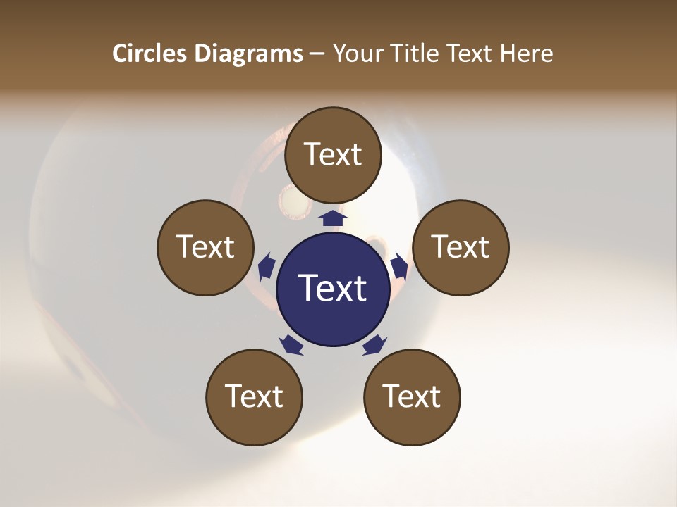 Old Yin Yang Ball PowerPoint Template