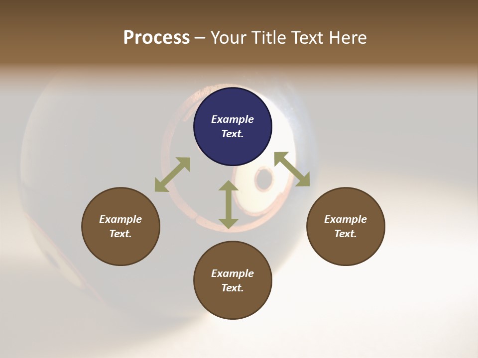 Old Yin Yang Ball PowerPoint Template