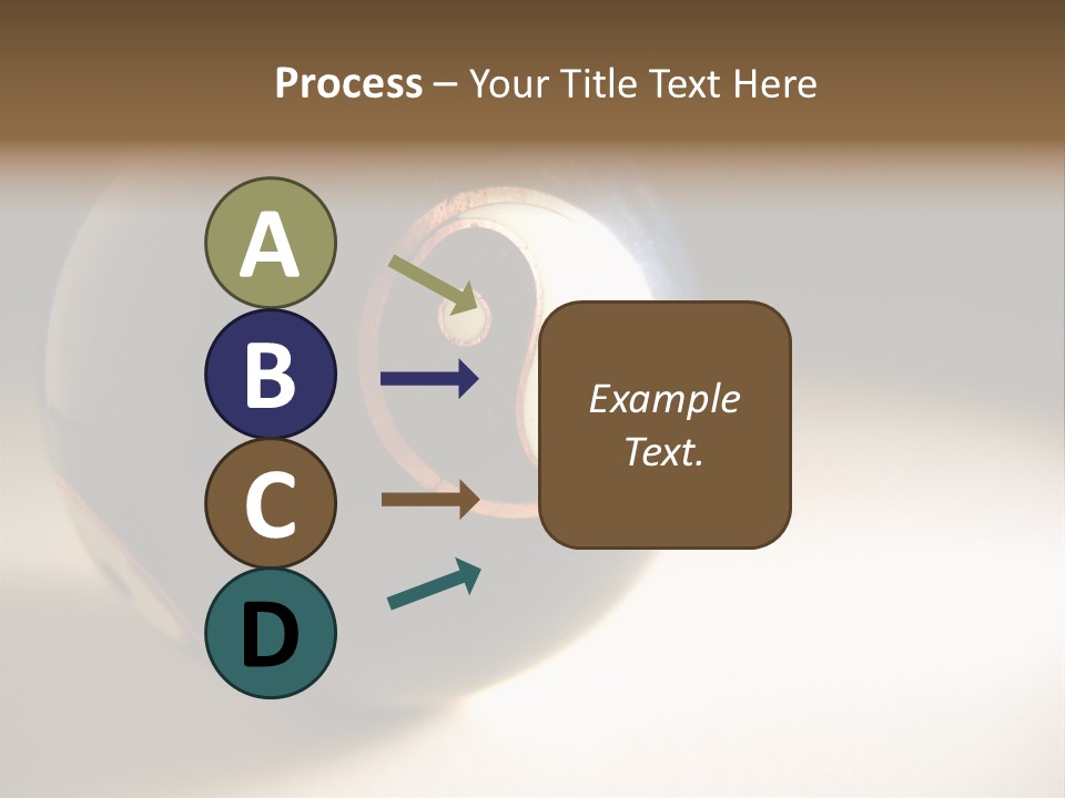 Old Yin Yang Ball PowerPoint Template