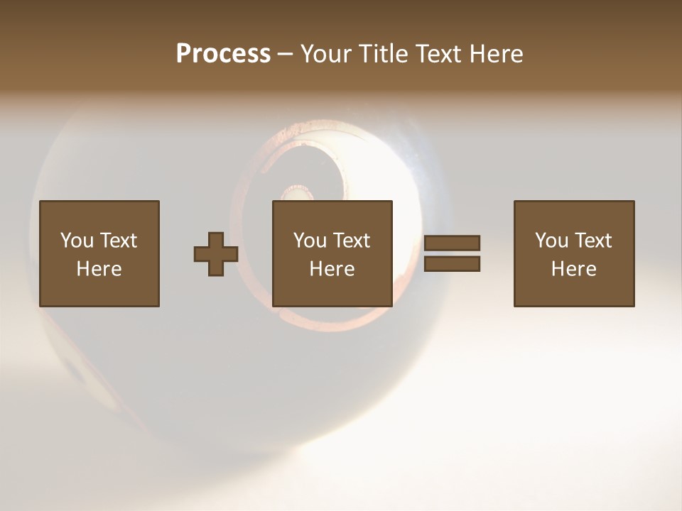 Old Yin Yang Ball PowerPoint Template