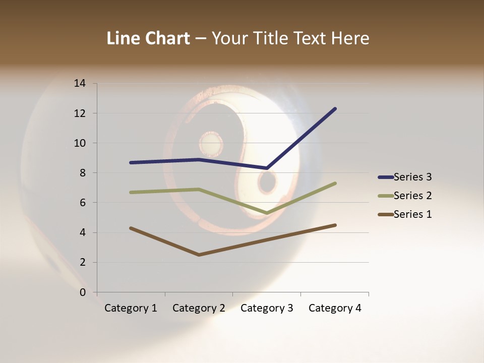 Old Yin Yang Ball PowerPoint Template