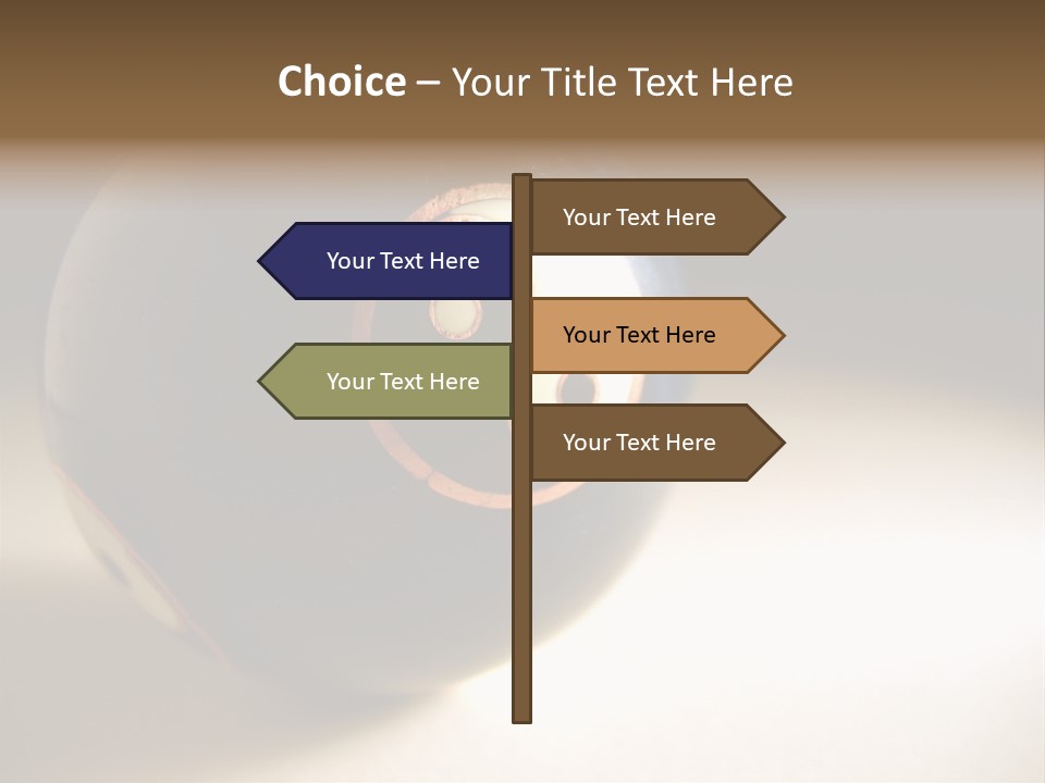 Old Yin Yang Ball PowerPoint Template