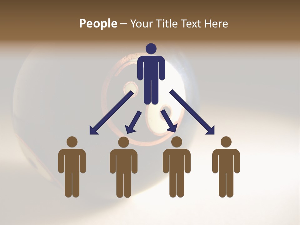 Old Yin Yang Ball PowerPoint Template