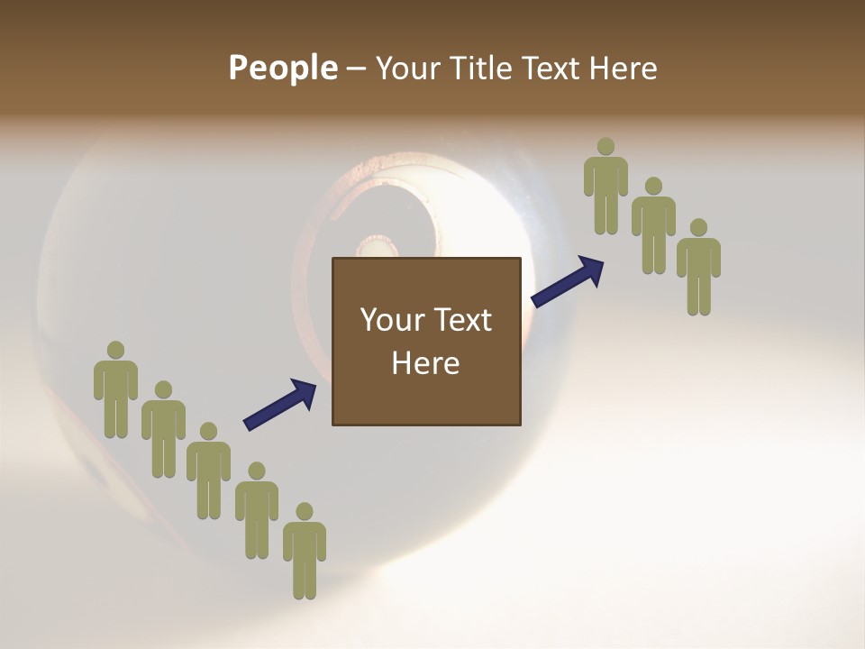 Old Yin Yang Ball PowerPoint Template