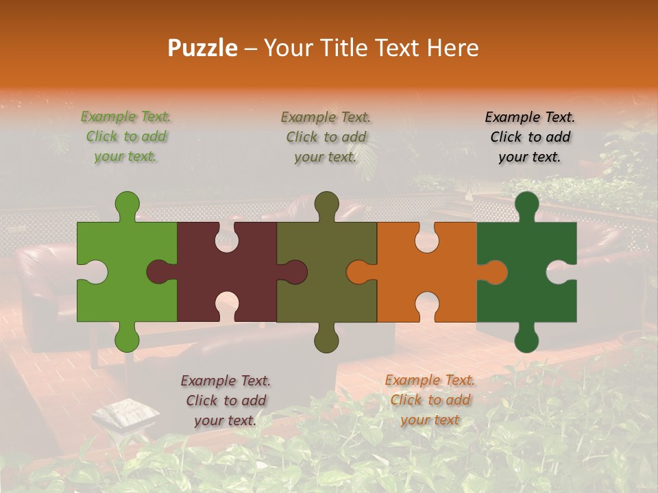 A Living Room Filled With Lots Of Furniture PowerPoint Template