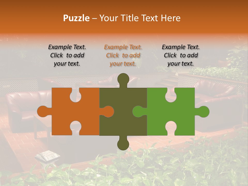 A Living Room Filled With Lots Of Furniture PowerPoint Template