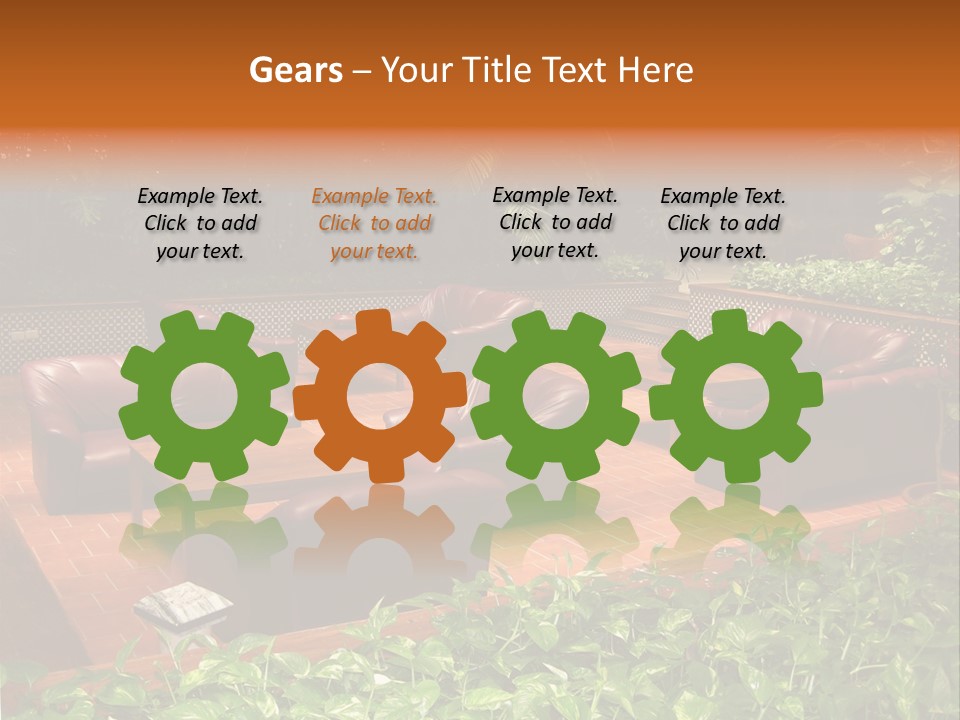 A Living Room Filled With Lots Of Furniture PowerPoint Template