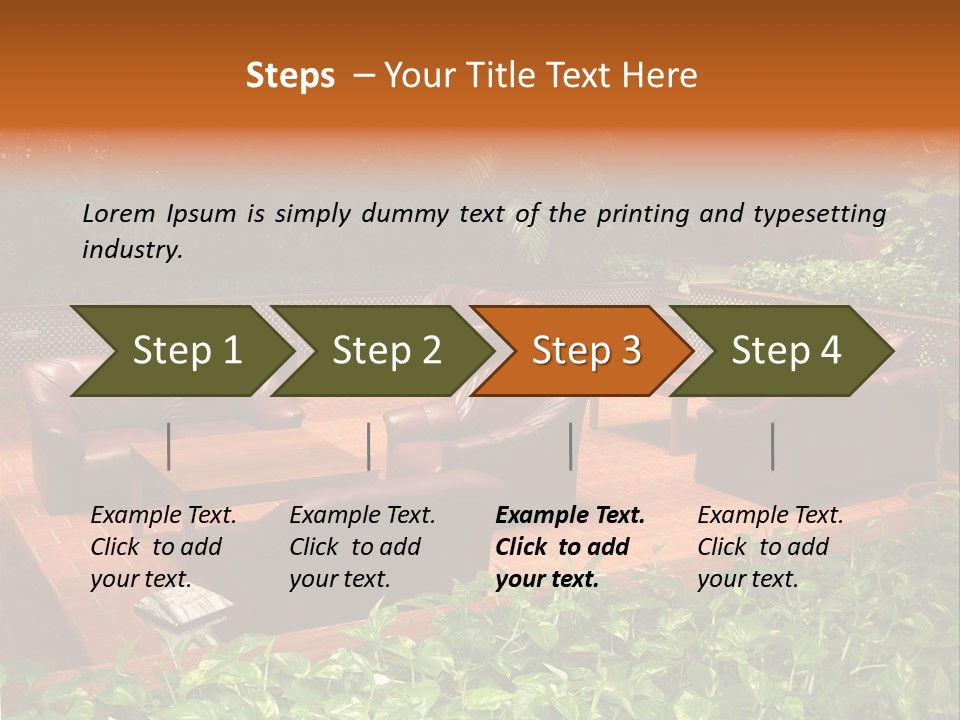 A Living Room Filled With Lots Of Furniture PowerPoint Template