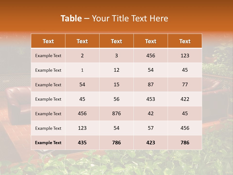 A Living Room Filled With Lots Of Furniture PowerPoint Template