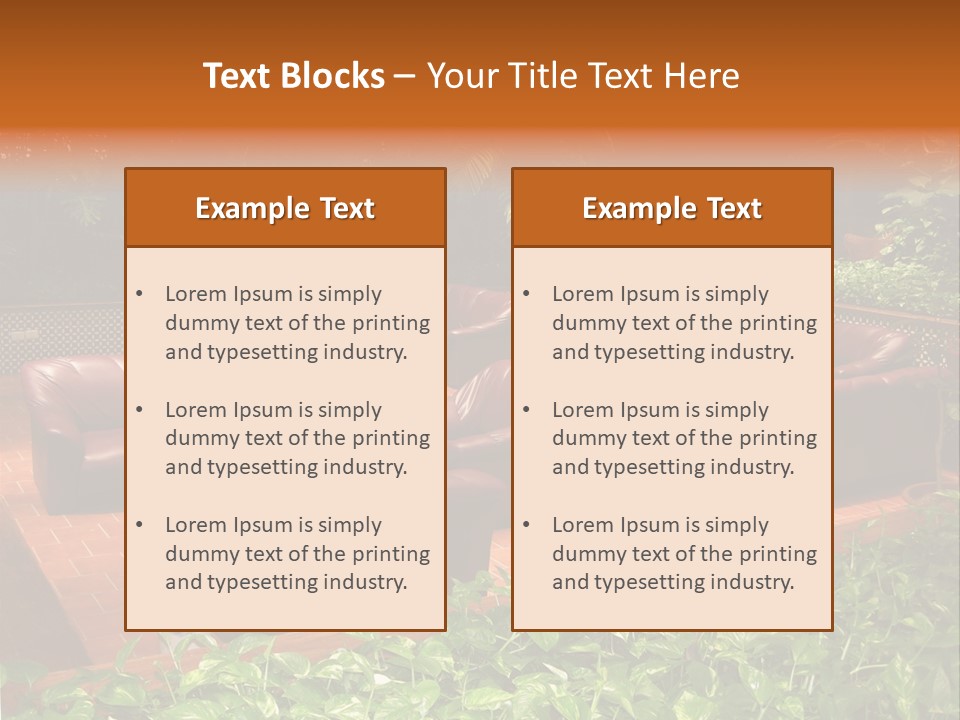 A Living Room Filled With Lots Of Furniture PowerPoint Template