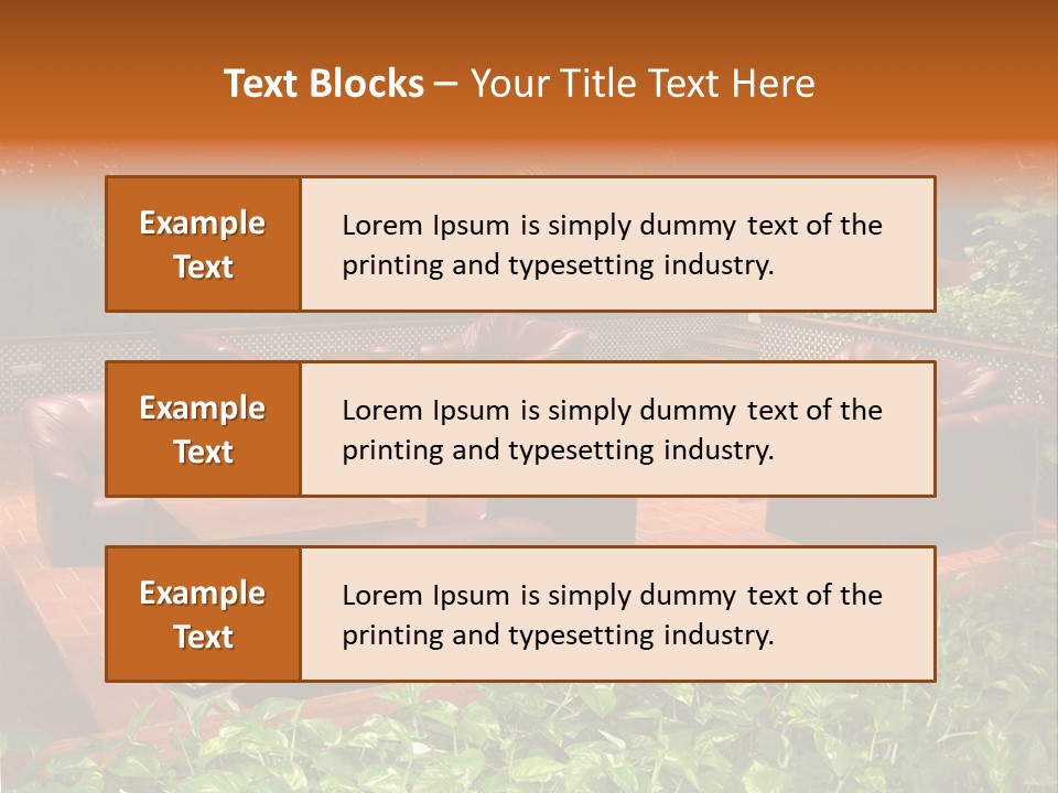 A Living Room Filled With Lots Of Furniture PowerPoint Template