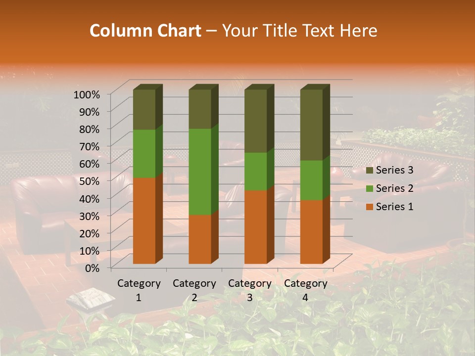 A Living Room Filled With Lots Of Furniture PowerPoint Template