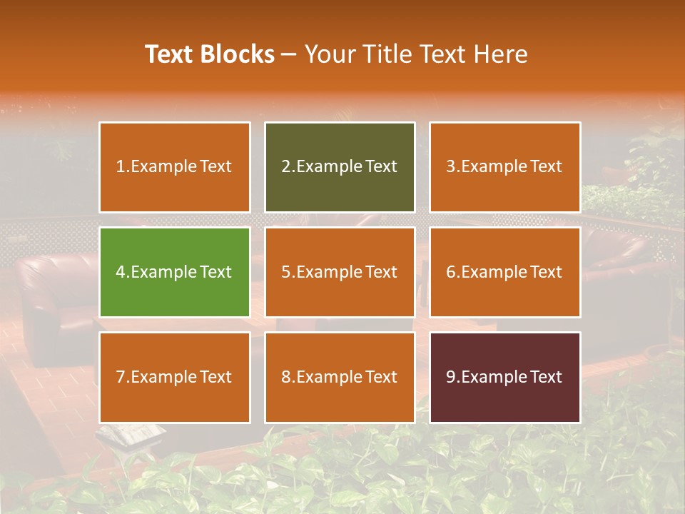 A Living Room Filled With Lots Of Furniture PowerPoint Template