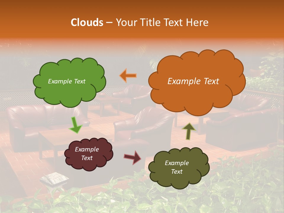 A Living Room Filled With Lots Of Furniture PowerPoint Template