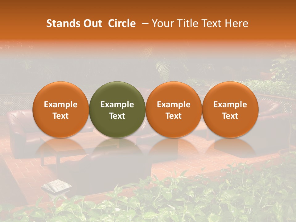 A Living Room Filled With Lots Of Furniture PowerPoint Template