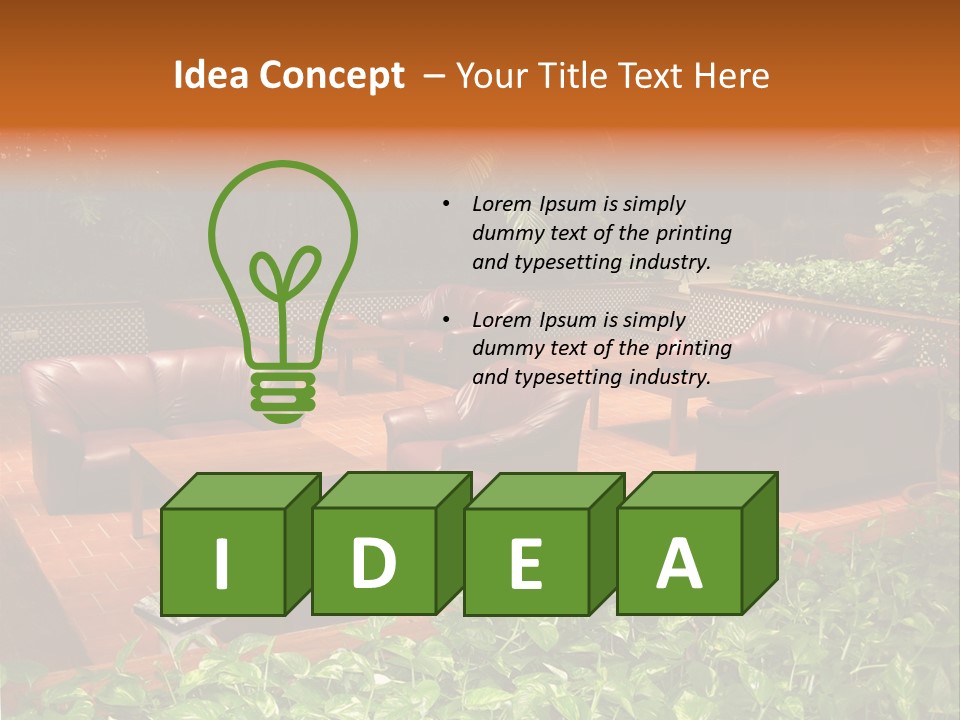 A Living Room Filled With Lots Of Furniture PowerPoint Template