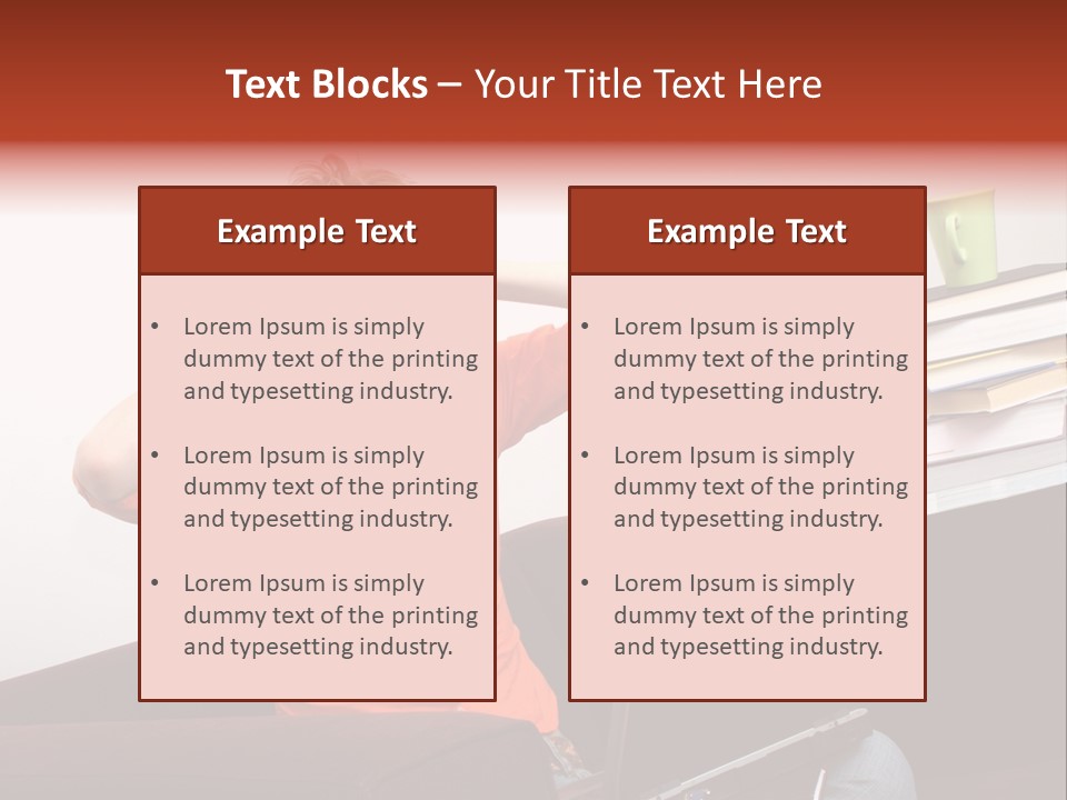 Attractive Woman Having Fatal Error On Her Laptop PowerPoint Template