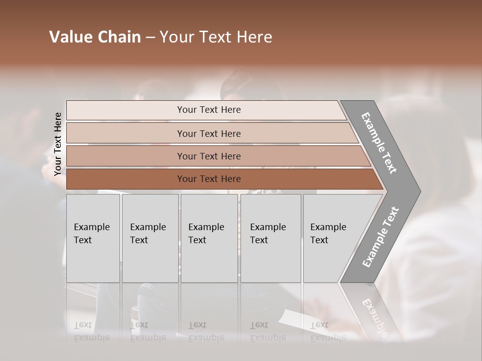 Beautiful Young Woman Working With Her Notebook Is Sitting Outdoors PowerPoint Template