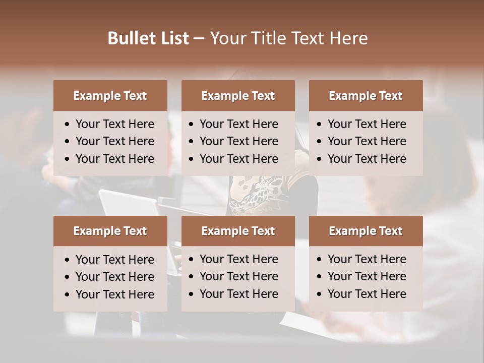 Beautiful Young Woman Working With Her Notebook Is Sitting Outdoors PowerPoint Template