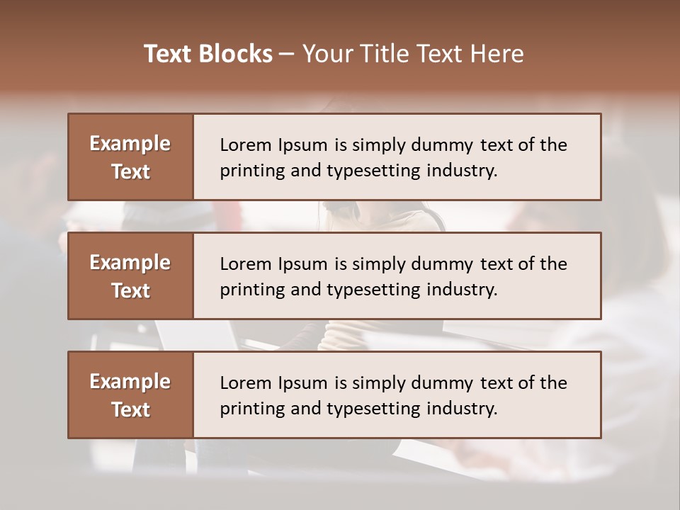 Beautiful Young Woman Working With Her Notebook Is Sitting Outdoors PowerPoint Template