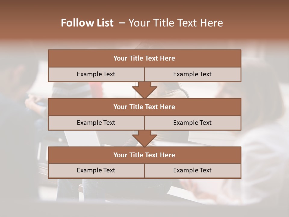 Beautiful Young Woman Working With Her Notebook Is Sitting Outdoors PowerPoint Template