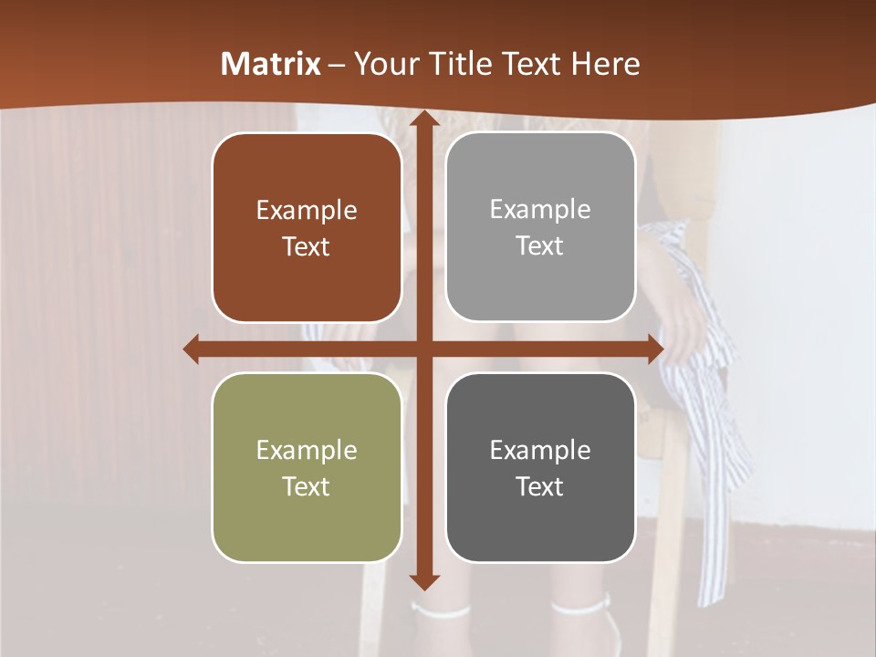 Young Blond Sad Girl PowerPoint Template