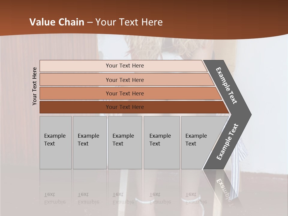 Young Blond Sad Girl PowerPoint Template