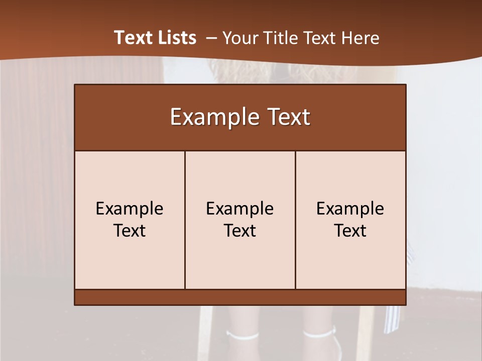 Young Blond Sad Girl PowerPoint Template