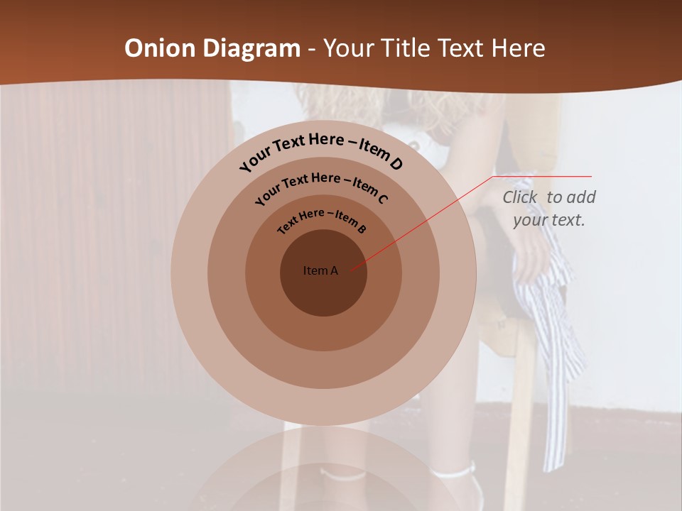 Young Blond Sad Girl PowerPoint Template