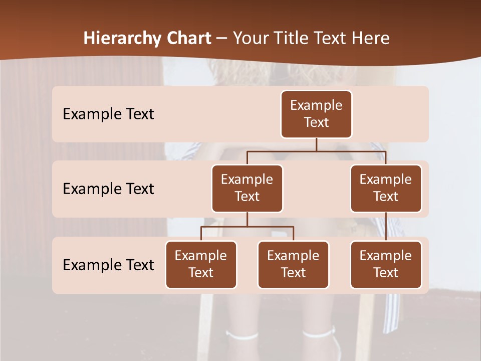 Young Blond Sad Girl PowerPoint Template