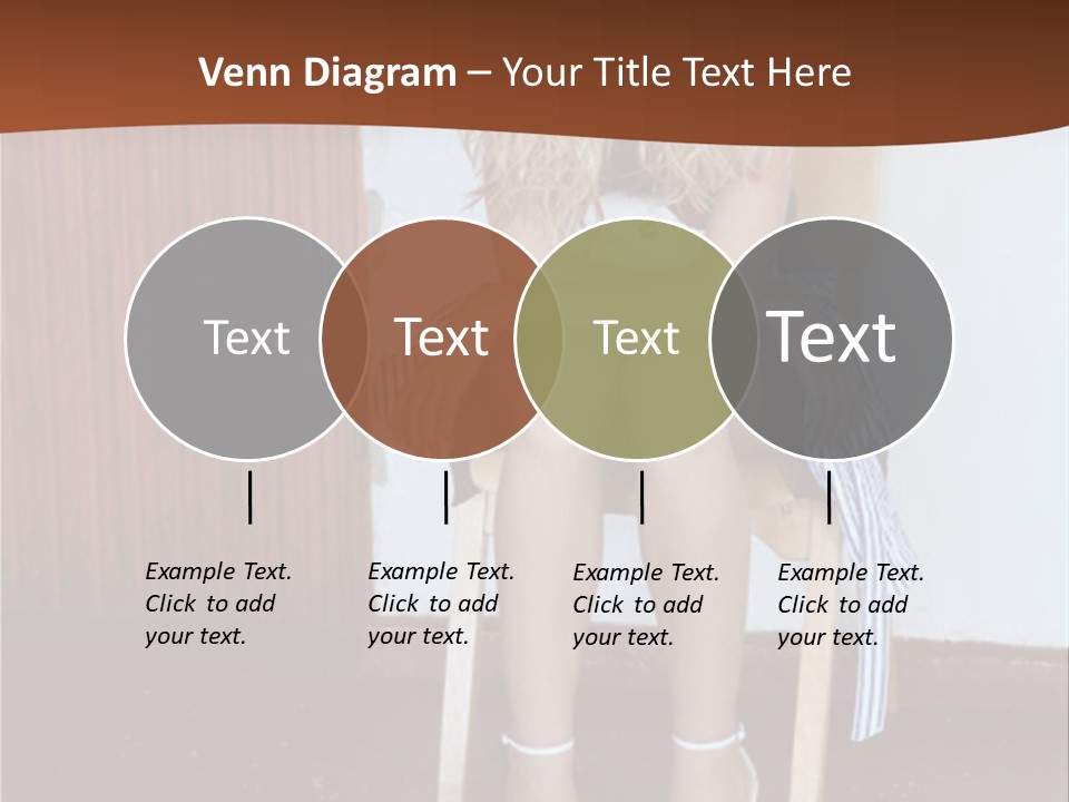 Young Blond Sad Girl PowerPoint Template