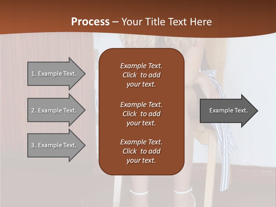 Young Blond Sad Girl PowerPoint Template