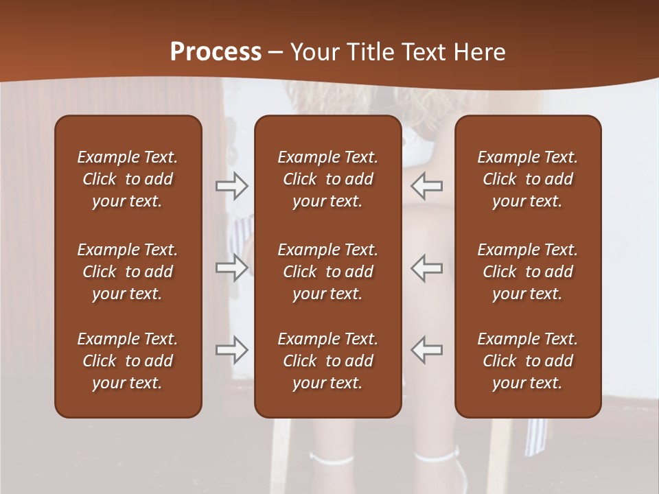 Young Blond Sad Girl PowerPoint Template