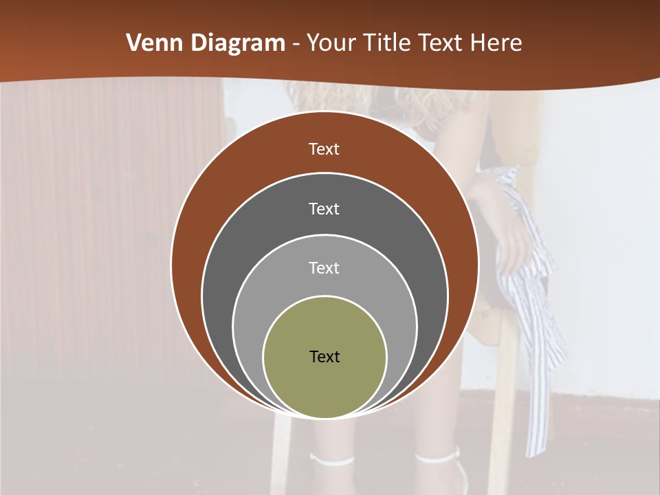 Young Blond Sad Girl PowerPoint Template