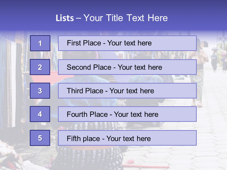 Lake Atitlan, Guatemala PowerPoint Template