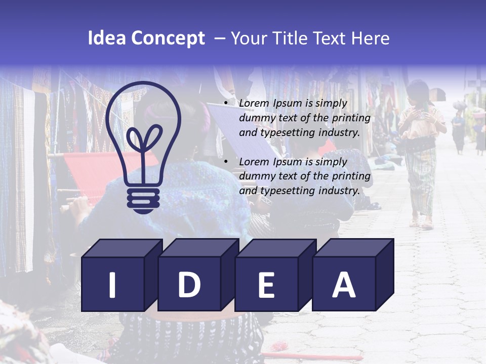 Lake Atitlan, Guatemala PowerPoint Template