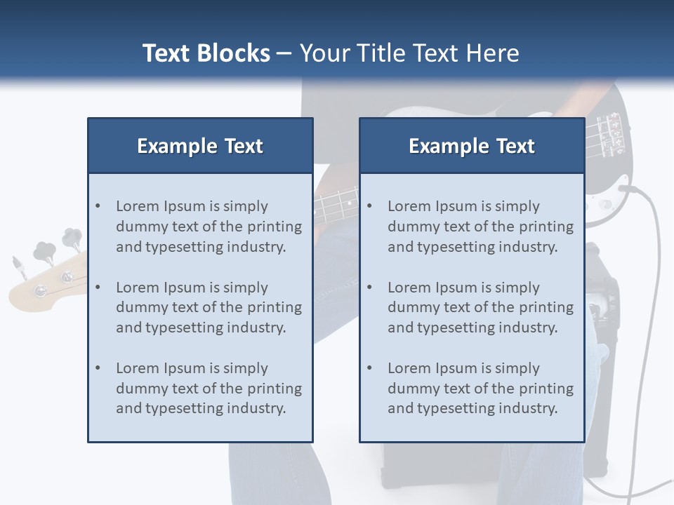 Native American Teen Boy Child Sitting On Amplifier Playing Electric Bass Guitar Over White. PowerPoint Template