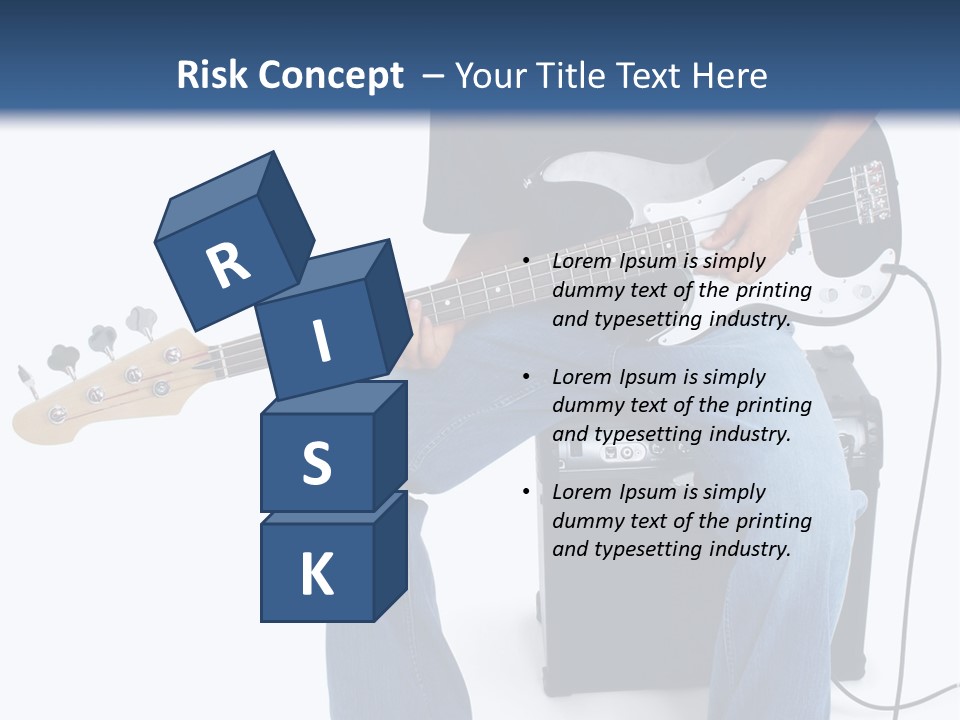 Native American Teen Boy Child Sitting On Amplifier Playing Electric Bass Guitar Over White. PowerPoint Template