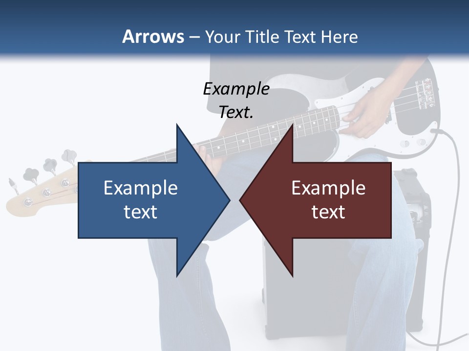 Native American Teen Boy Child Sitting On Amplifier Playing Electric Bass Guitar Over White. PowerPoint Template