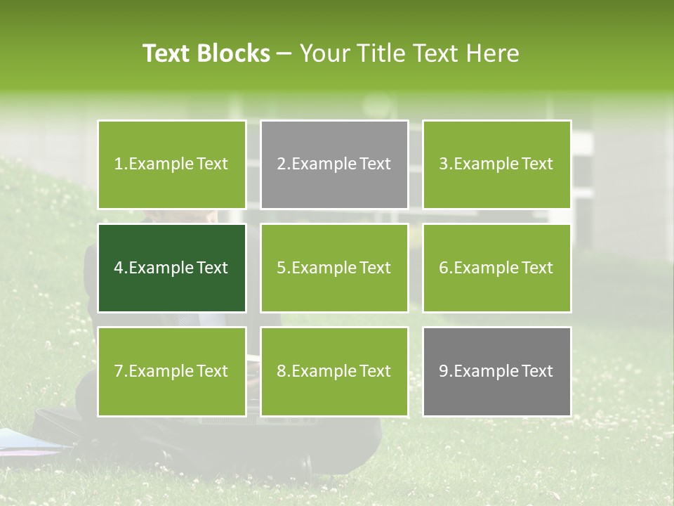 Business Man With Laptop And Notebook Working In The Park In Front Of Office Building PowerPoint Template