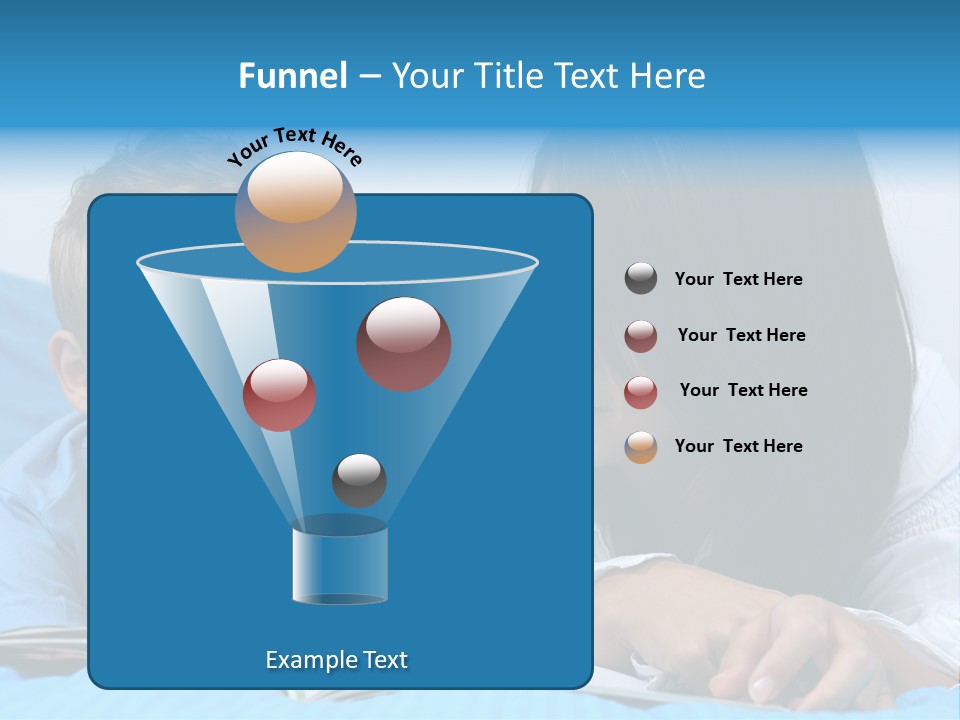 Mother And Three Years Old Boy Reading Book - Good Night PowerPoint Template