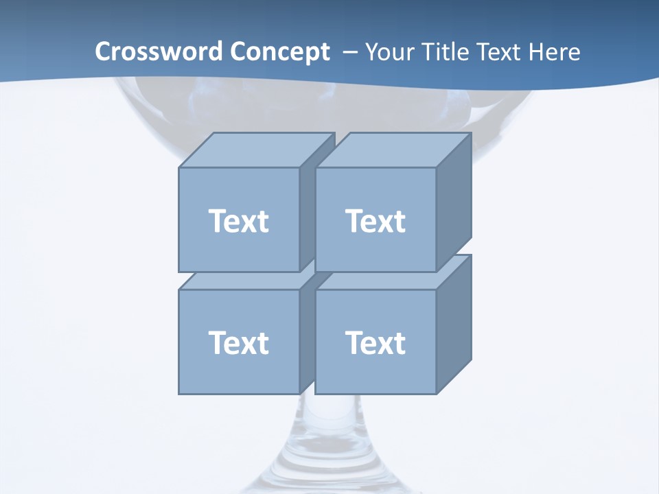 An Elegant Display Of Blueberries In A Fruit Cup. PowerPoint Template