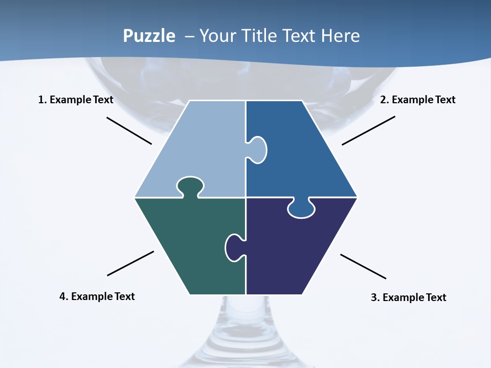An Elegant Display Of Blueberries In A Fruit Cup. PowerPoint Template