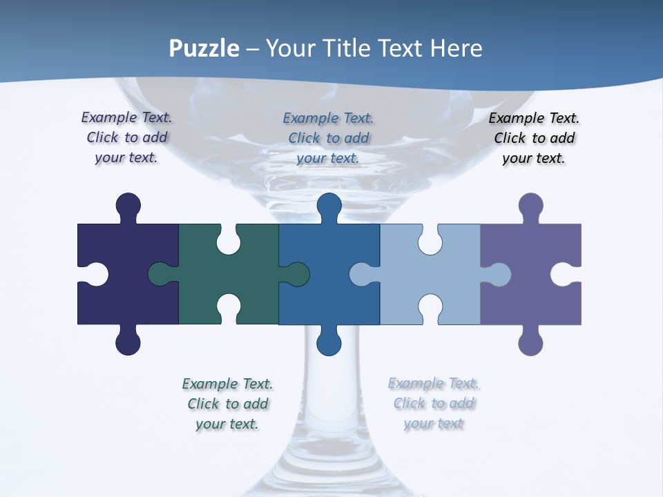 An Elegant Display Of Blueberries In A Fruit Cup. PowerPoint Template