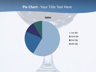 An Elegant Display Of Blueberries In A Fruit Cup. PowerPoint Template