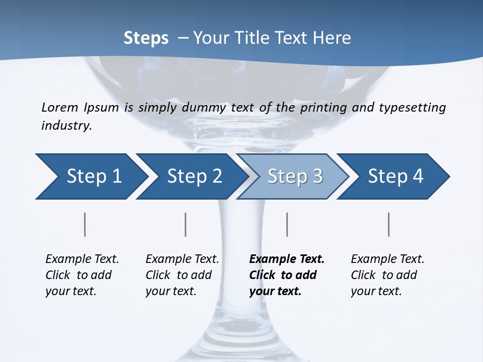 An Elegant Display Of Blueberries In A Fruit Cup. PowerPoint Template
