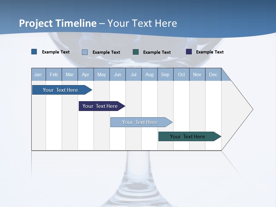 An Elegant Display Of Blueberries In A Fruit Cup. PowerPoint Template