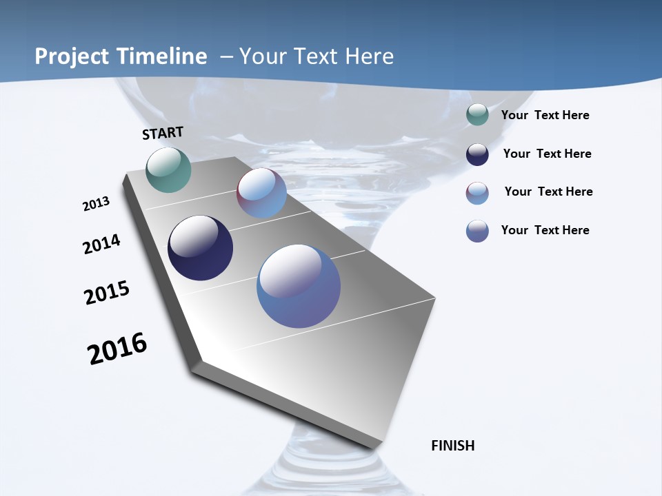 An Elegant Display Of Blueberries In A Fruit Cup. PowerPoint Template